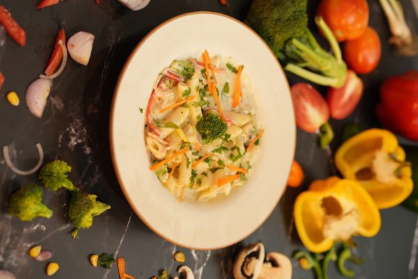 Cheesy Maple Pasta