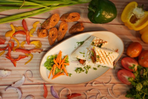 Smoky BBQ Chicken,Butter Chicken  Wrap - Image 2