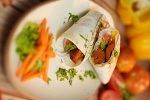 Smoky BBQ Chicken,Butter Chicken  Wrap