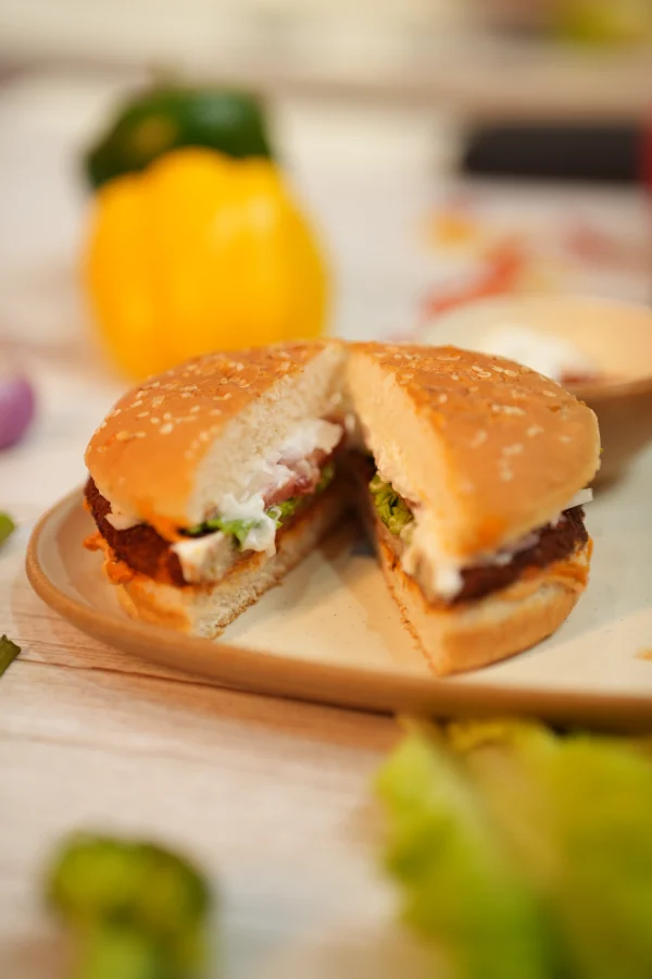 Butter Chicken Royale Burger