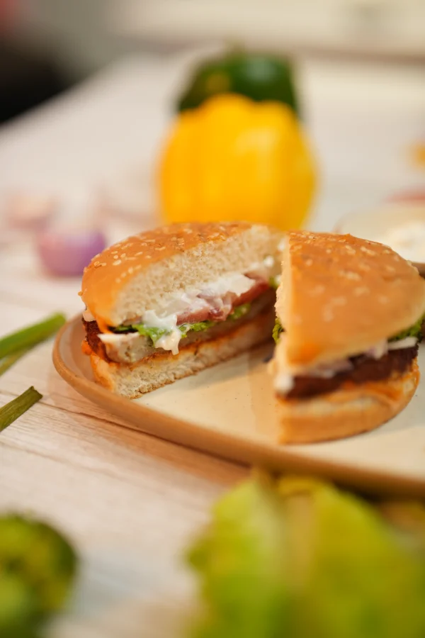 Veg Makhani Burst Burger - Image 2