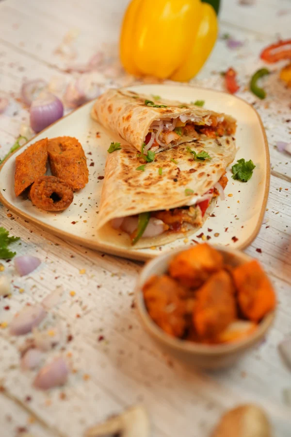 Garlic Chicken ,BBQ Chicken  Taco